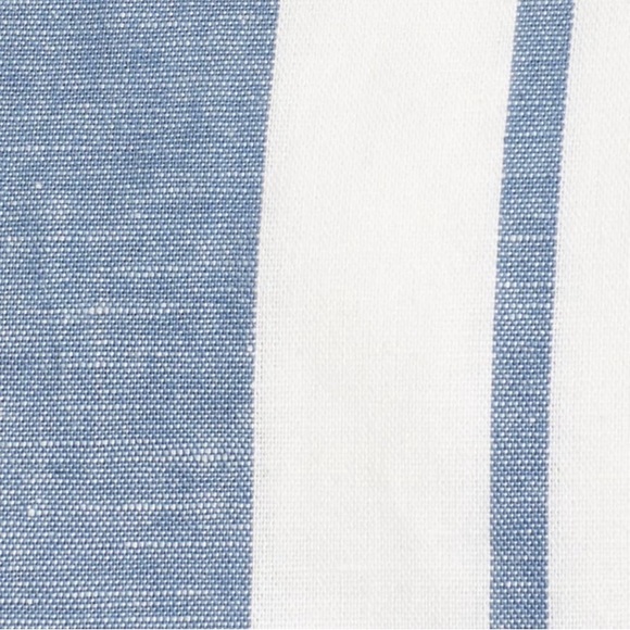 WAY Strapless Crop Top Blue White Stripes (Small) - Picture 6 of 6